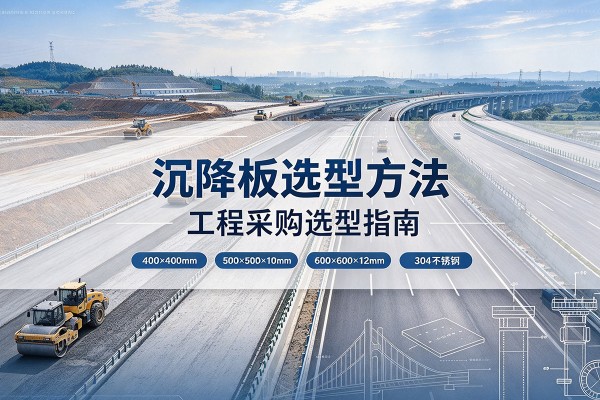 桥西沉降板选择方法