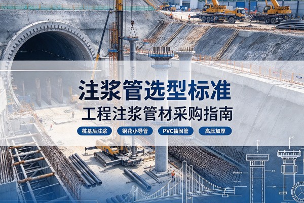 桥西注浆管选型标准