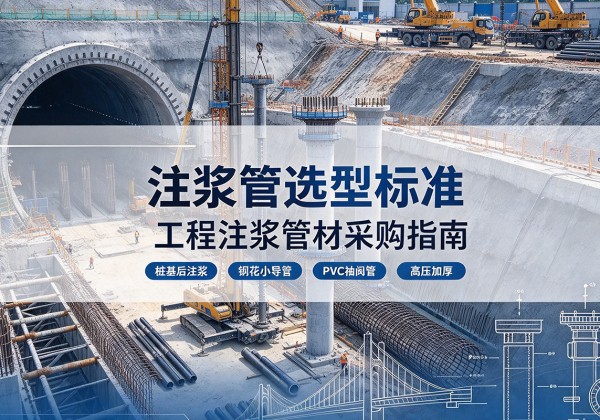 桥西注浆管选型标准